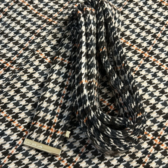 Marc New York Andrew Marc Houndstooth Longline Open Belted Sleeveless Jacket L - Picture 13 of 16